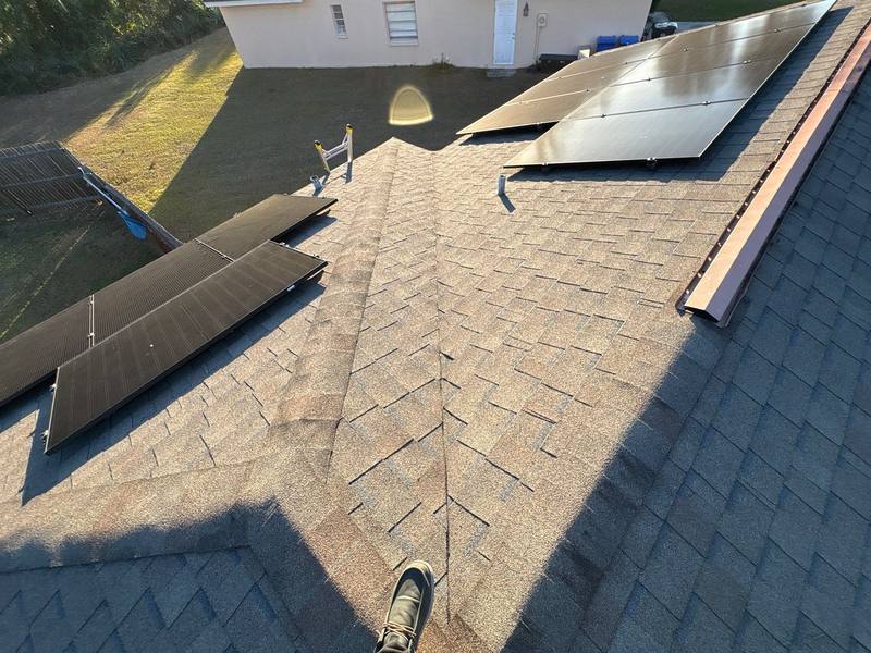 residential roof replacement by Hloska Roofing in Brandon