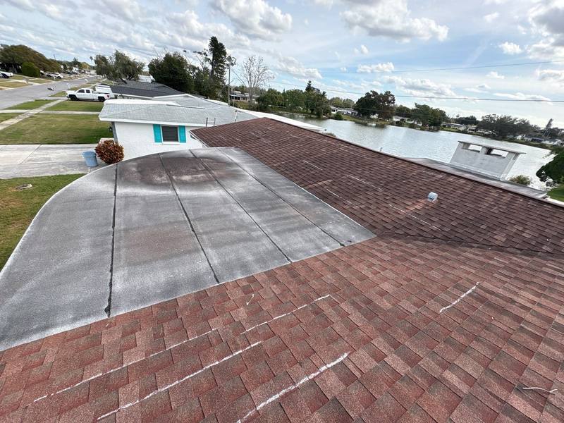 residential roof replacement by Hloska Roofing in Holiday