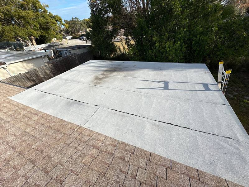 completed roofing project in New Port Richey FL