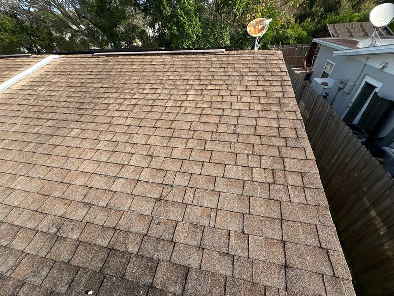 completed roofing project in New Port Richey FL