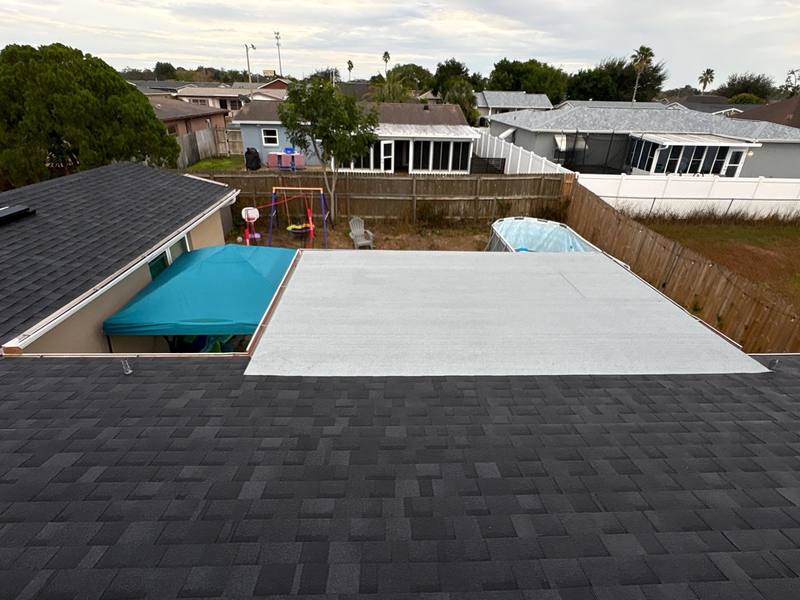 residential roof replacement by Hloska Roofing in Port Richey
