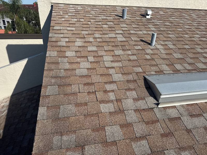 completed roofing project in Clearwater FL