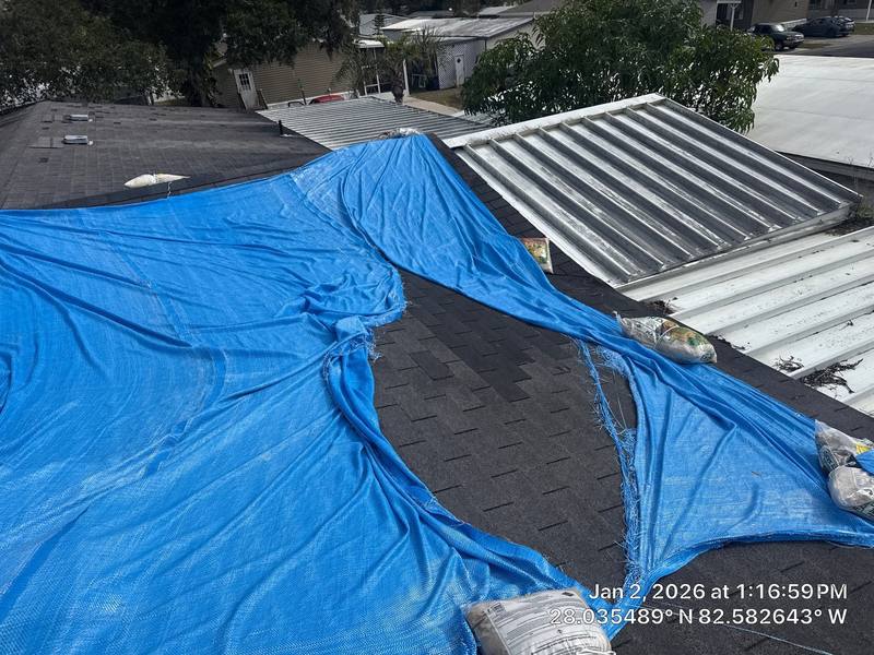 roofing project near Barnside Pl in Tampa