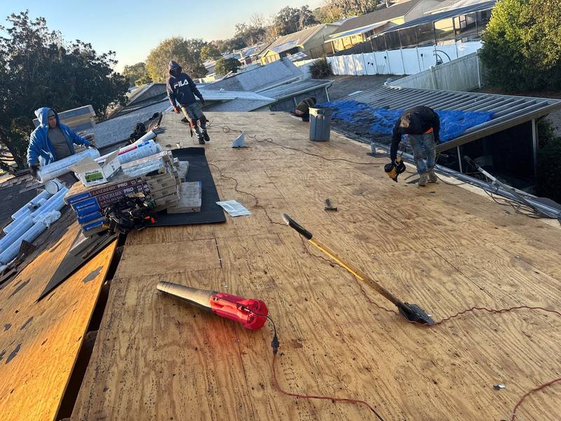 shingle roof replacement in Hudson, Florida