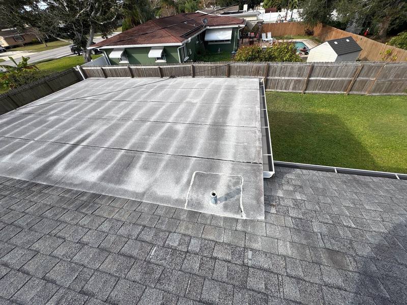 completed roofing project in St Petersburg FL