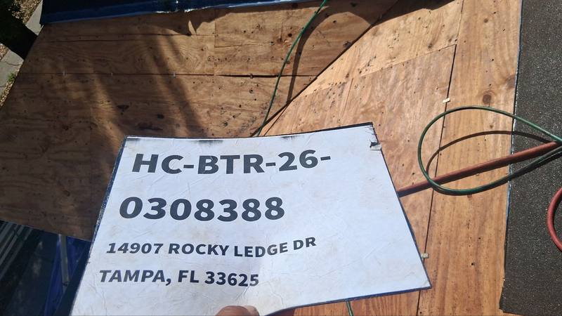 completed roofing project in Tampa FL
