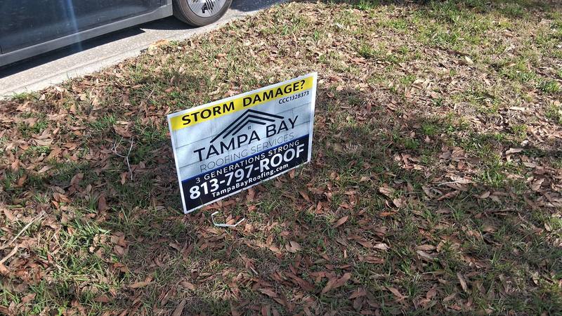 roofing project near Chaparell Pl in Tampa
