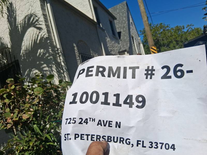 roofing project near 24th Ave N in St. Petersburg