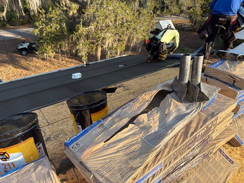 roofing project near Schering St in Weeki Wachee