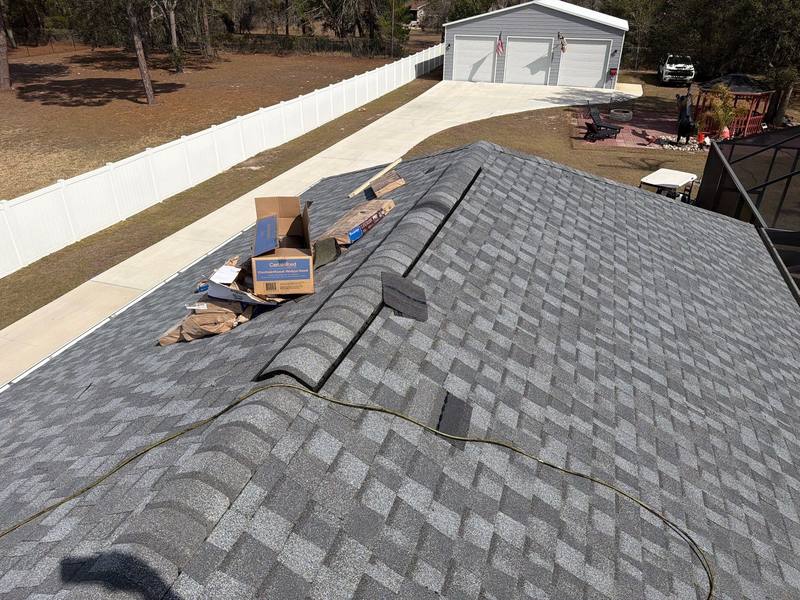 completed roofing project in Brooksville FL