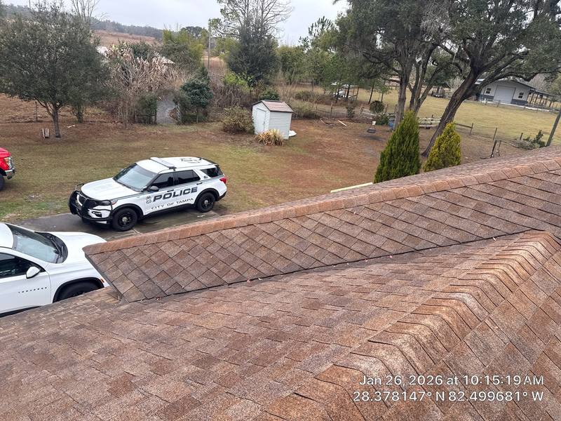 completed roofing project in Brooksville FL