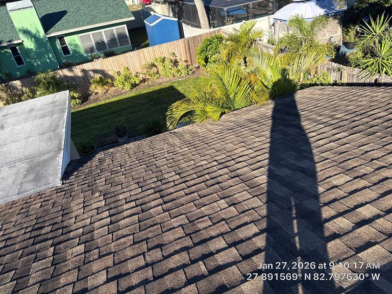 completed roofing project in Largo FL