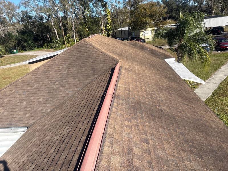 residential roof replacement by Hloska Roofing in Lutz