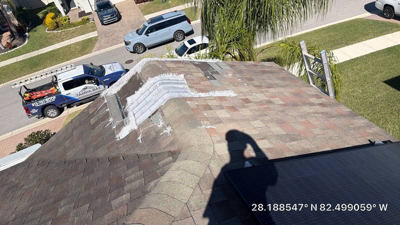 completed roofing project in Land O' Lakes FL