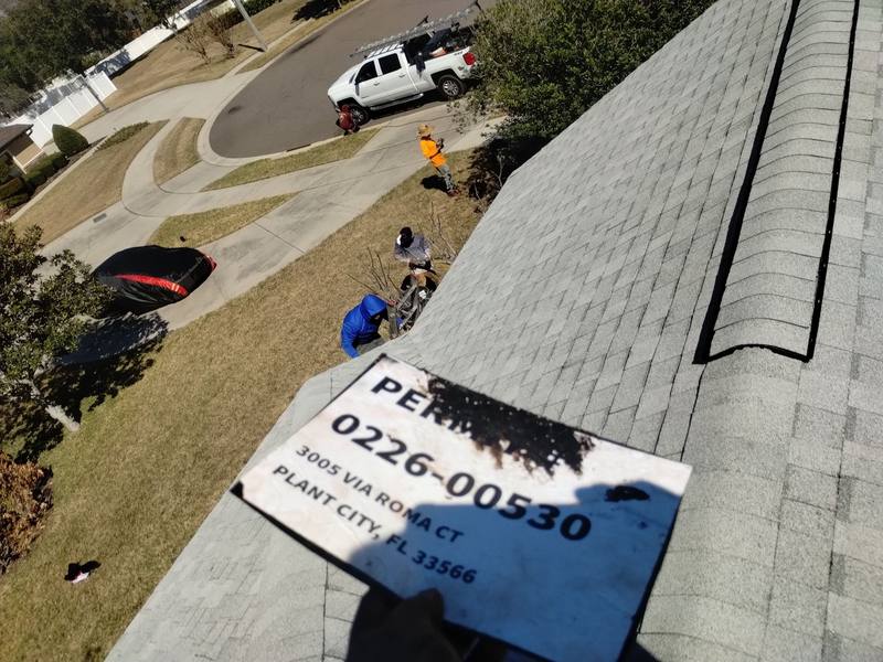 roofing project near Via Roma Ct in Plant City