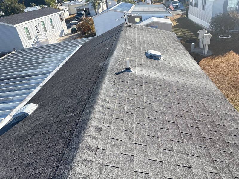 completed roofing project in Zephyrhills FL