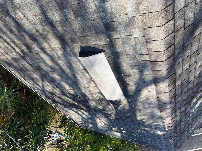 completed roofing project in Tampa FL