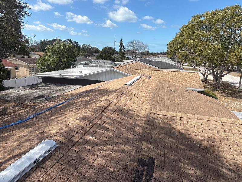 completed roofing project in Port Richey FL
