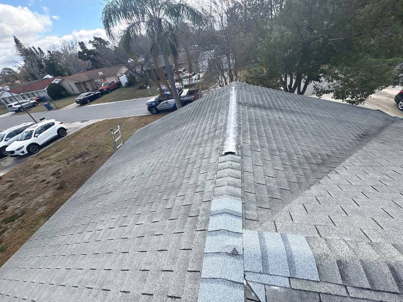 completed roofing project in New Port Richey FL