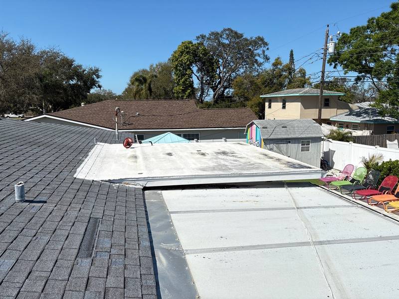 residential shingle roof replacement by Hloska Roofing in Seminole