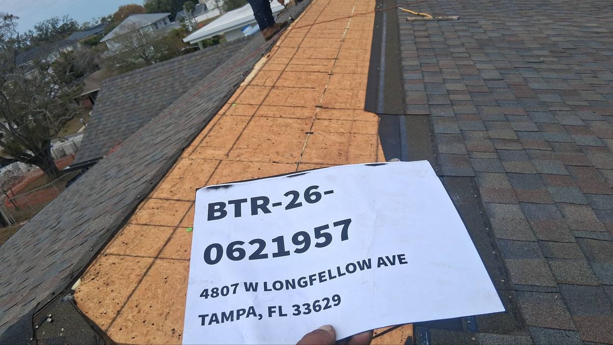 roof repair in Tampa, Florida