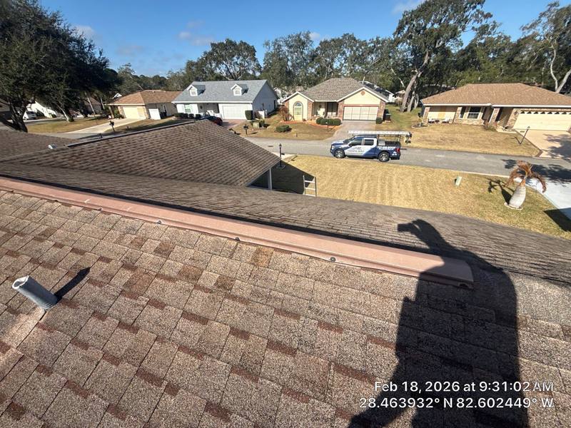completed roofing project in Spring Hill FL