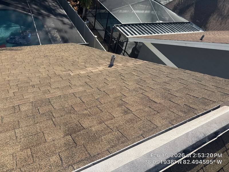 completed roofing project in Tampa FL