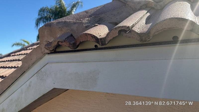 completed roofing project in Hudson FL