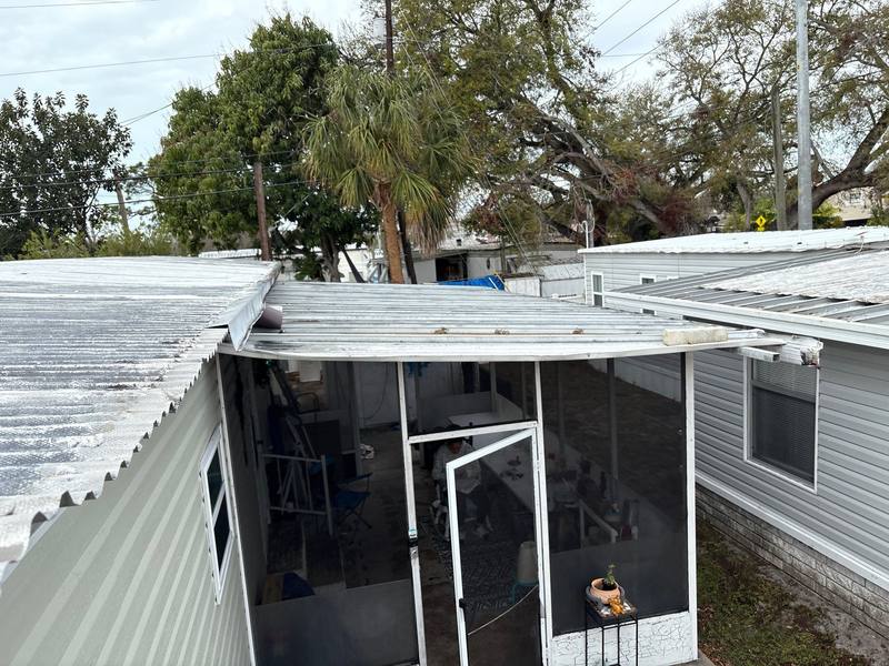 completed roofing project in St Petersburg FL