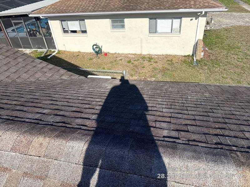 completed roofing project in Hudson FL