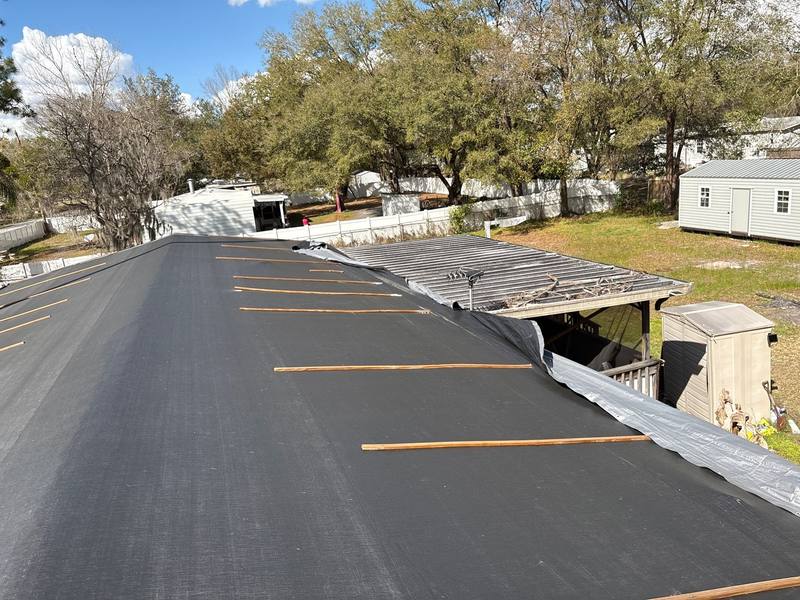 roofing project near Saddletree Dr in Wesley Chapel